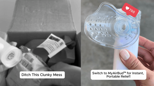 borg's MyAirBud Portable Nebulizer (trio)